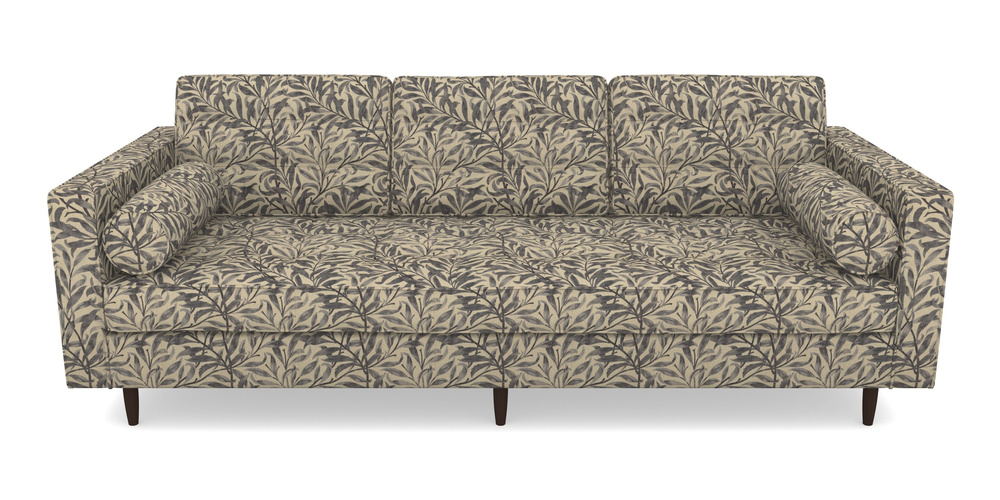 Product photograph of Marylebone 3 Seater Sofa In V A Drawn From Nature - Willow Bough Large - Navy from Sofas and Stuff Limited