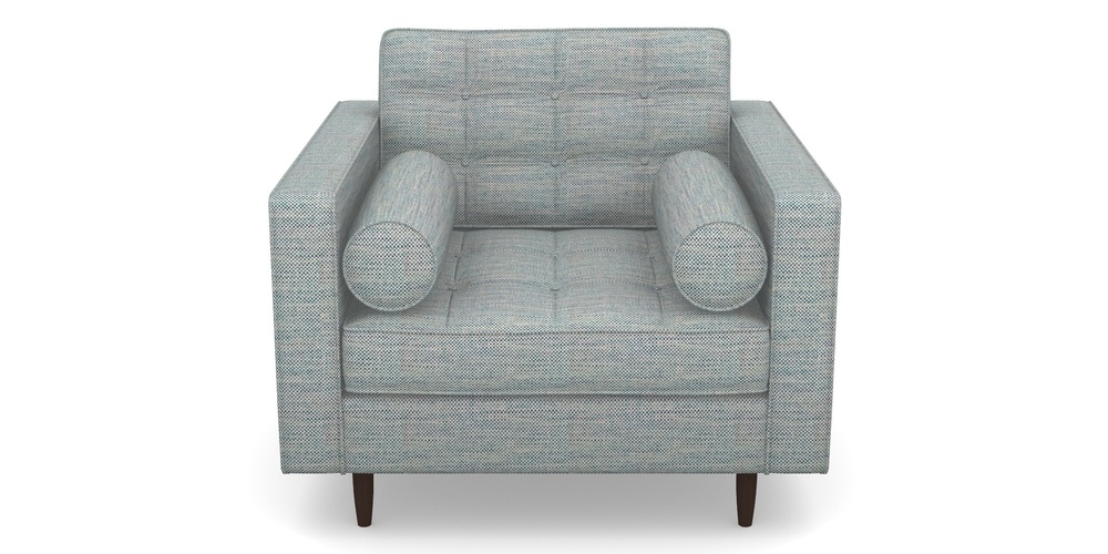 Product photograph of Marylebone Chair In Basket Weave - Blue from Sofas and Stuff Limited