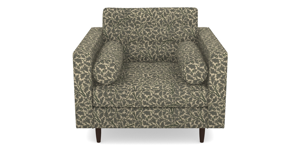 Product photograph of Marylebone Chair In V A Drawn From Nature Collection - Oak Tree - Dark Green from Sofas and Stuff Limited