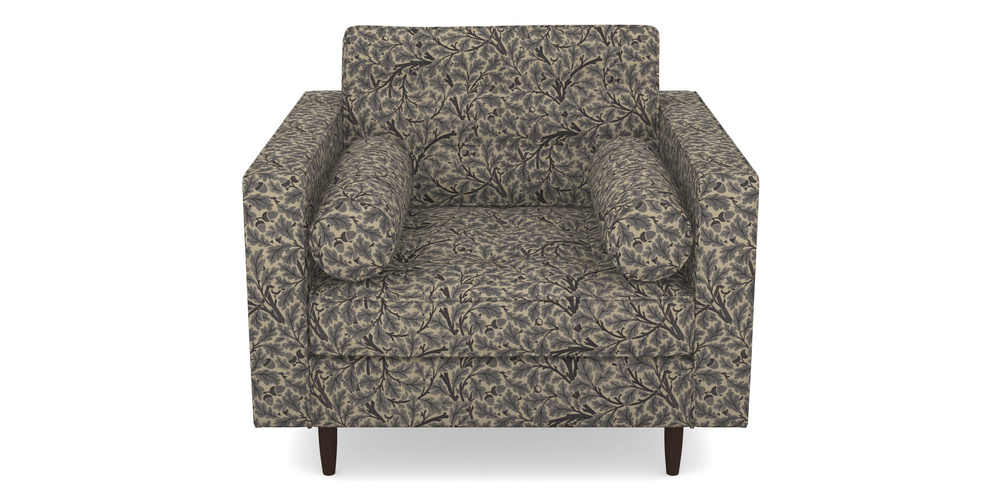 Product photograph of Marylebone Chair In V A Drawn From Nature Collection - Oak Tree - Navy from Sofas and Stuff Limited