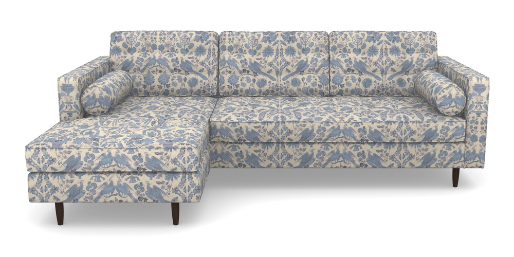 Product photograph of Marylebone Lhf Chaise In V A Brompton Collection - Coromandel - Morning Blue from Sofas and Stuff Limited