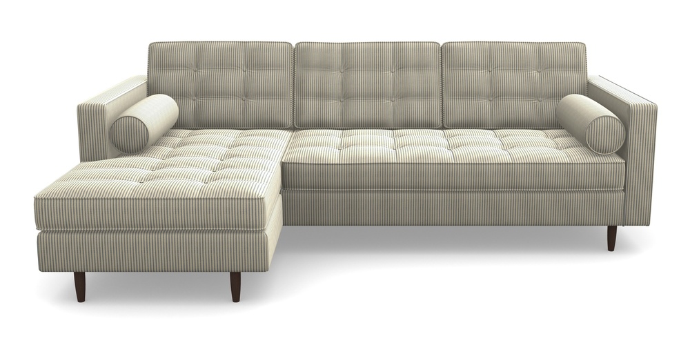 Product photograph of Marylebone Lhf Chaise In Cloth 21 - Simple Stripe - Bilberry from Sofas and Stuff Limited