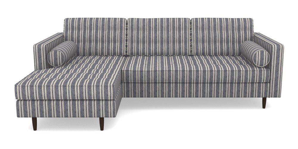 Product photograph of Marylebone Lhf Chaise In Cloth 22 - Barcode - Deep Water from Sofas and Stuff Limited