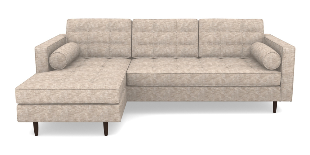 Product photograph of Marylebone Lhf Chaise In Cloth 20 - Design 4 - Natural Slub from Sofas and Stuff Limited