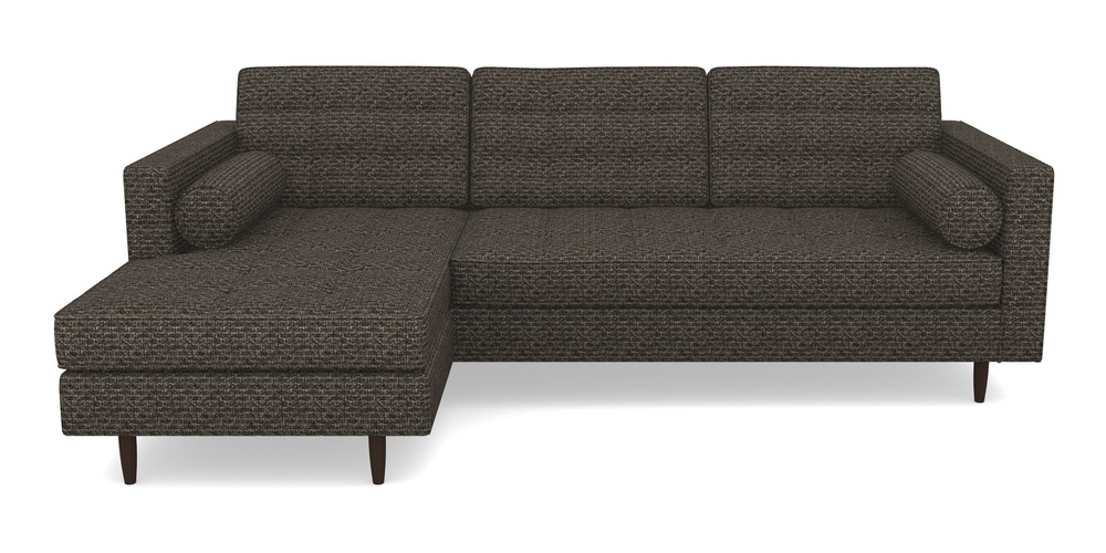 Product photograph of Marylebone Lhf Chaise In Cloth 20 - Design 3 - Chestnut Weave from Sofas and Stuff Limited