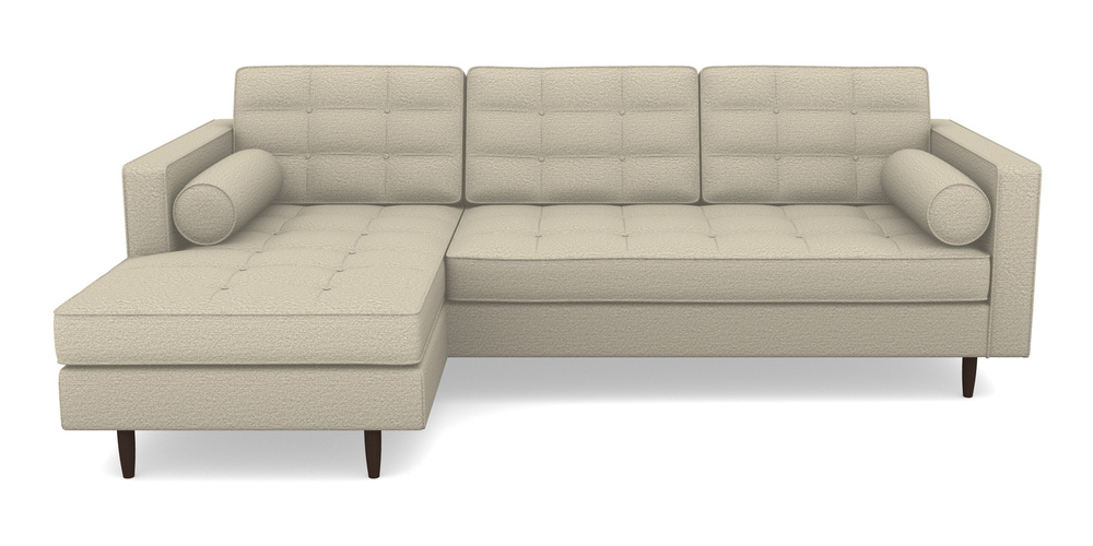 Product photograph of Marylebone Lhf Chaise In Cloth 20 - Design 6 - Natural Linen from Sofas and Stuff Limited