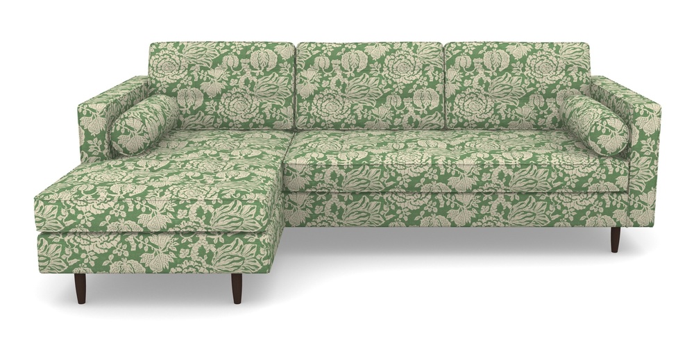 Product photograph of Marylebone Lhf Chaise In V A Brompton Collection - Flowering Kale - Basil from Sofas and Stuff Limited