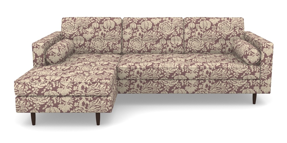 Product photograph of Marylebone Lhf Chaise In V A Brompton Collection - Flowering Kale - Cacao from Sofas and Stuff Limited