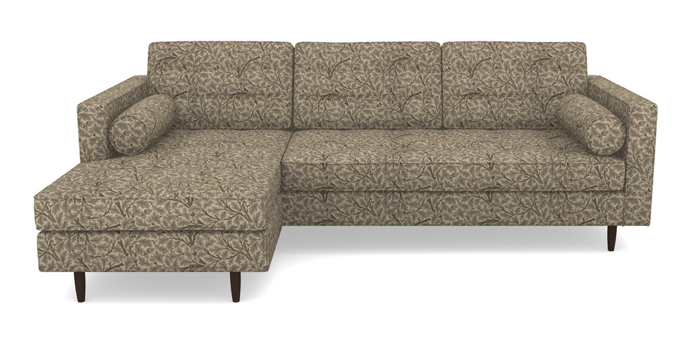 Product photograph of Marylebone Lhf Chaise In V A Drawn From Nature Collection - Oak Tree - Brown from Sofas and Stuff Limited