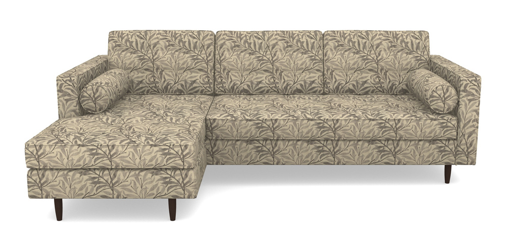 Product photograph of Marylebone Lhf Chaise In V A Drawn From Nature - Willow Bough Large - Grey from Sofas and Stuff Limited