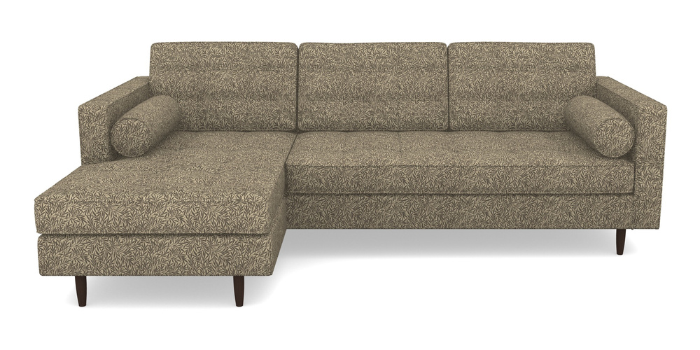 Product photograph of Marylebone Lhf Chaise In V A Drawn From Nature Collection - Willow - Brown from Sofas and Stuff Limited