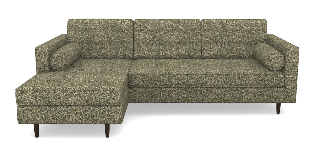 Product photograph of Marylebone Lhf Chaise In V A Drawn From Nature Collection - Willow - Dark Green from Sofas and Stuff Limited