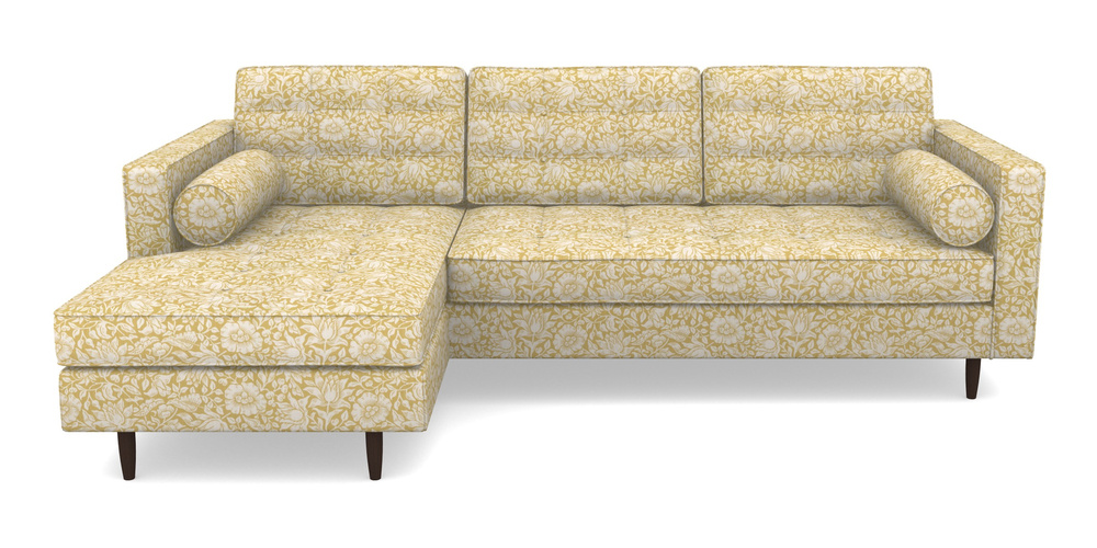 Product photograph of Marylebone Lhf Chaise In William Morris Collection - Mallow - Weld from Sofas and Stuff Limited