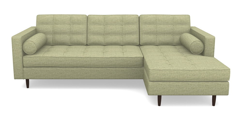 Product photograph of Marylebone Rhf Chaise In Basket Weave - Sage from Sofas and Stuff Limited