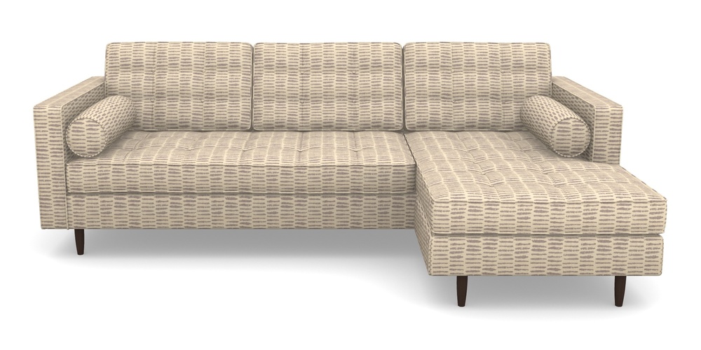 Product photograph of Marylebone Rhf Chaise In Cloth 18 - Daub - Berry from Sofas and Stuff Limited