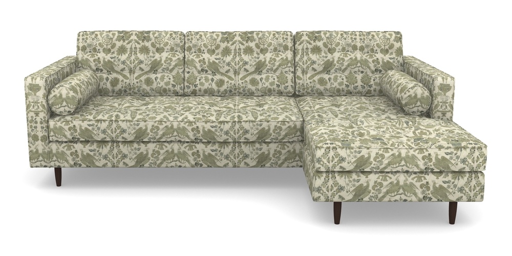 Product photograph of Marylebone Rhf Chaise In V A Brompton Collection - Coromandel - Basil from Sofas and Stuff Limited