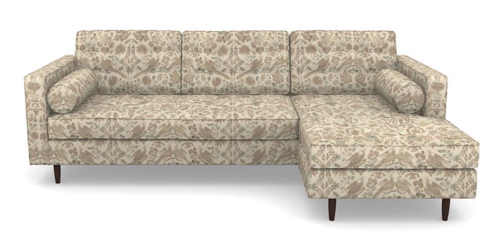 Product photograph of Marylebone Rhf Chaise In V A Brompton Collection - Coromandel - Assam Tea from Sofas and Stuff Limited