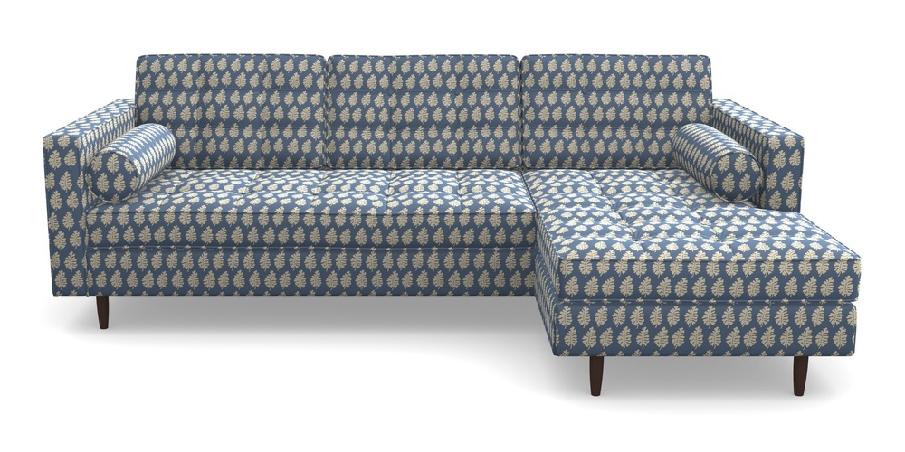 Product photograph of Marylebone Rhf Chaise In Cloth 21 - Oak Leaf - Bilberry from Sofas and Stuff Limited