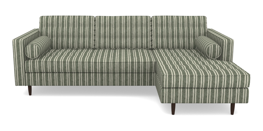 Product photograph of Marylebone Rhf Chaise In Cloth 22 - Barcode - Courgette from Sofas and Stuff Limited