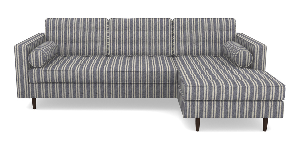 Product photograph of Marylebone Rhf Chaise In Cloth 22 - Barcode - Deep Water from Sofas and Stuff Limited