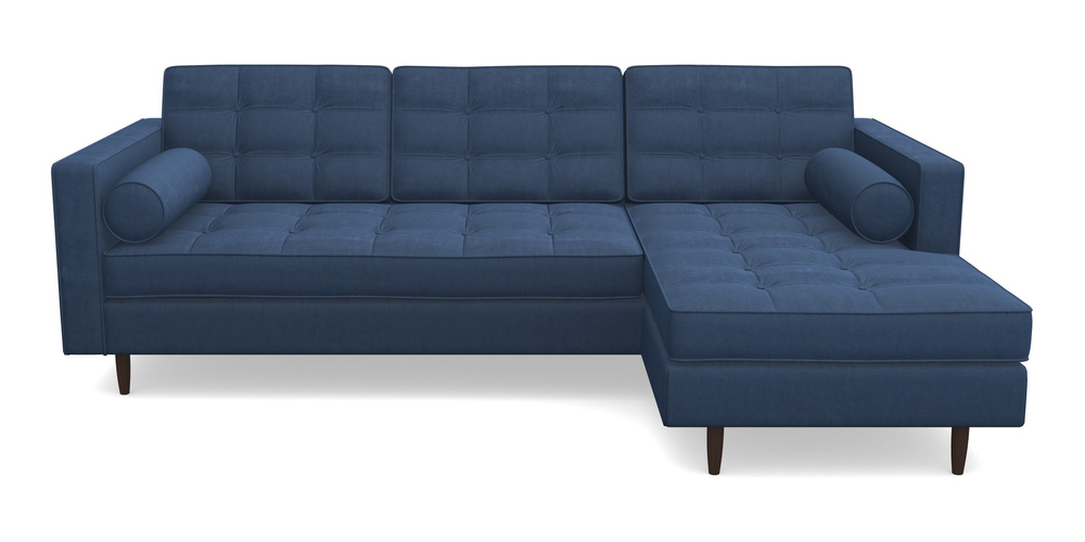 Product photograph of Marylebone Rhf Chaise In Clever Tough And Eco Velvet - Agean from Sofas and Stuff Limited