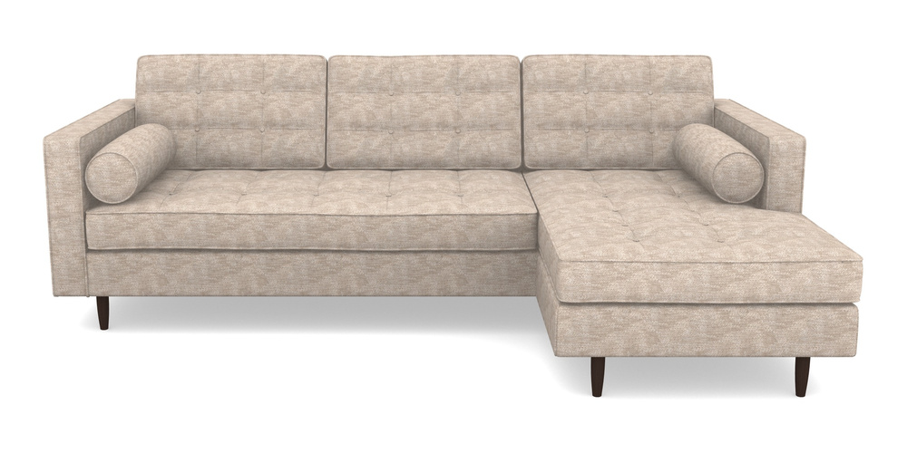 Product photograph of Marylebone Rhf Chaise In Cloth 20 - Design 4 - Natural Slub from Sofas and Stuff Limited