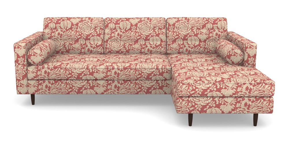 Product photograph of Marylebone Rhf Chaise In V A Brompton Collection - Flowering Kale - Chilli from Sofas and Stuff Limited