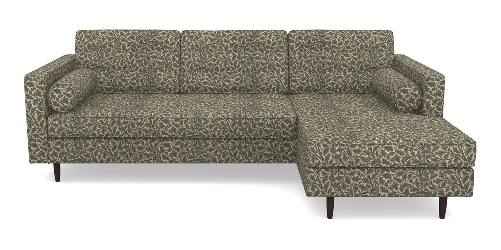 Product photograph of Marylebone Rhf Chaise In V A Drawn From Nature Collection - Oak Tree - Dark Green from Sofas and Stuff Limited