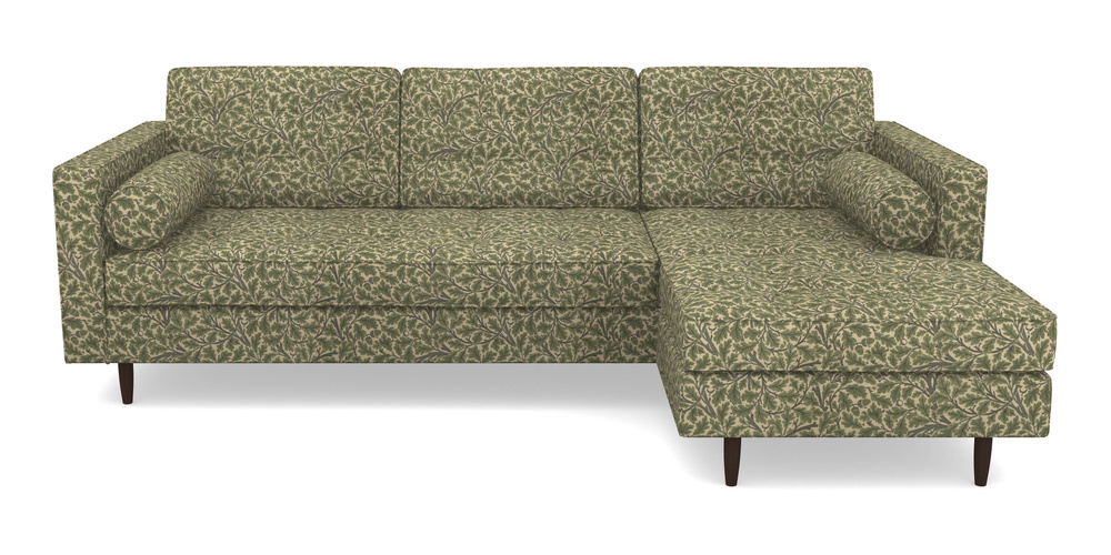 Product photograph of Marylebone Rhf Chaise In V A Drawn From Nature Collection - Oak Tree - Light Green from Sofas and Stuff Limited