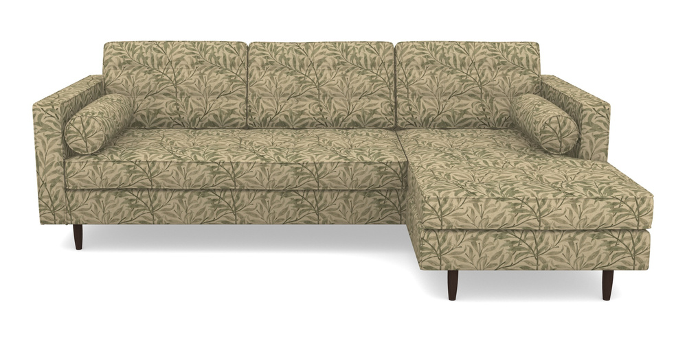 Product photograph of Marylebone Rhf Chaise In V A Drawn From Nature - Willow Bough Large - Light Green from Sofas and Stuff Limited