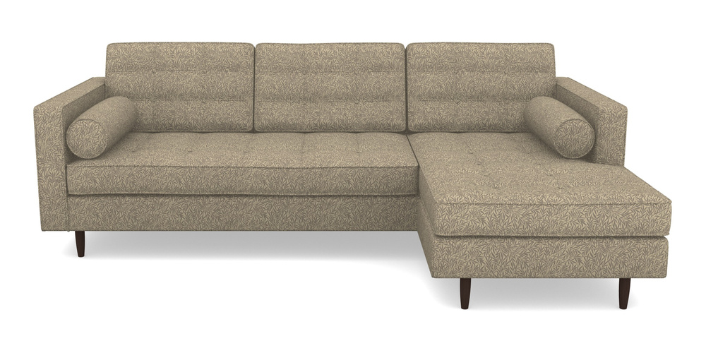 Product photograph of Marylebone Rhf Chaise In V A Drawn From Nature Collection - Willow - Grey from Sofas and Stuff Limited