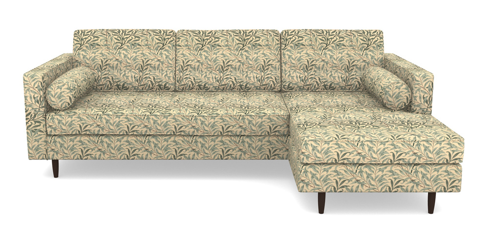 Product photograph of Marylebone Rhf Chaise In William Morris Collection - Willow Boughs - Cream Pale Green from Sofas and Stuff Limited