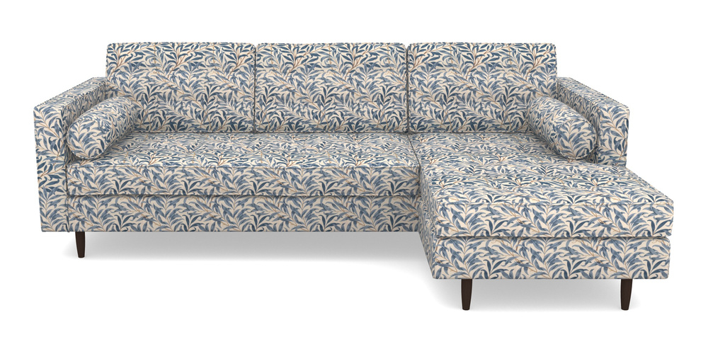 Product photograph of Marylebone Rhf Chaise In William Morris Collection - Willow Boughs - Woad from Sofas and Stuff Limited