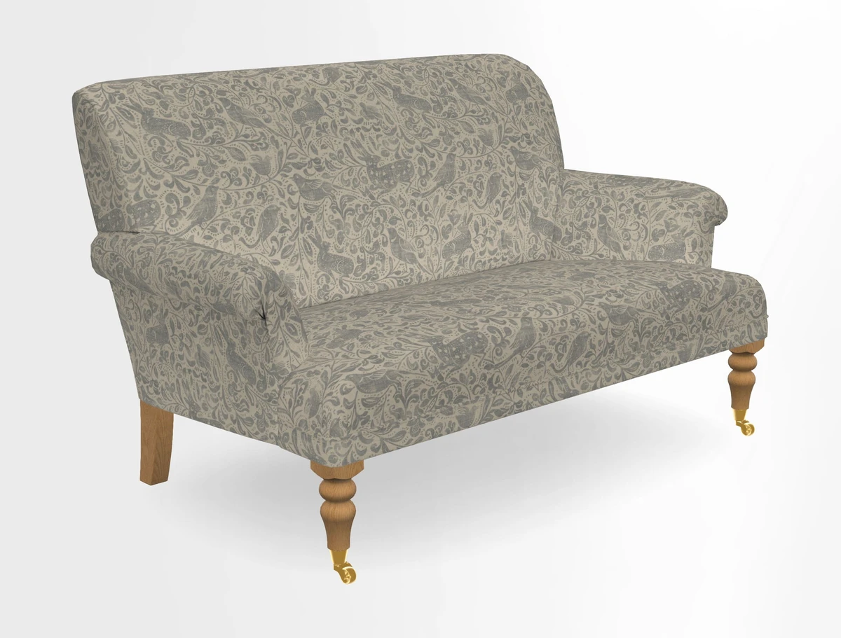 Midhurst 2 Seater Sofa in V&A Collection Botanical Collage All Over