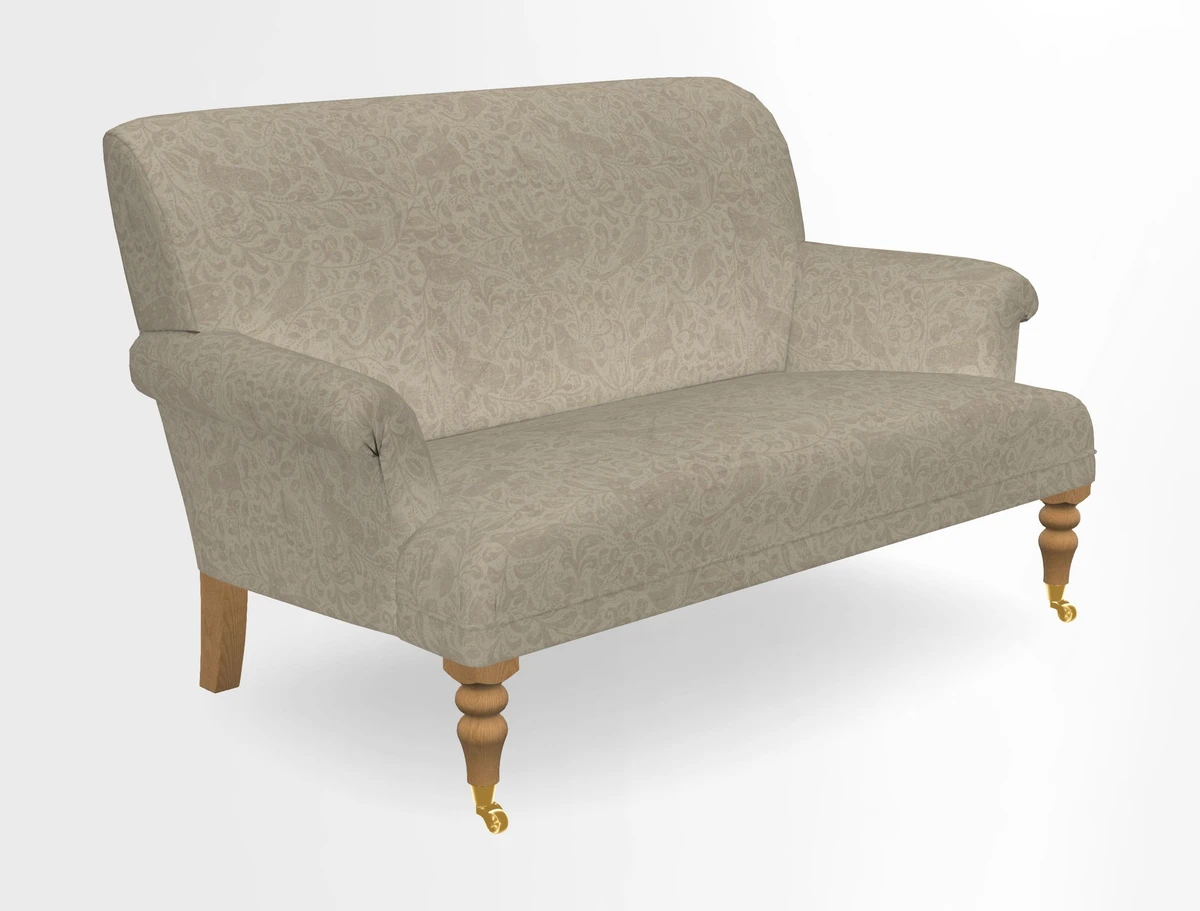 Midhurst 2 Seater Sofa in V&A Collection Botanical Collage All Over