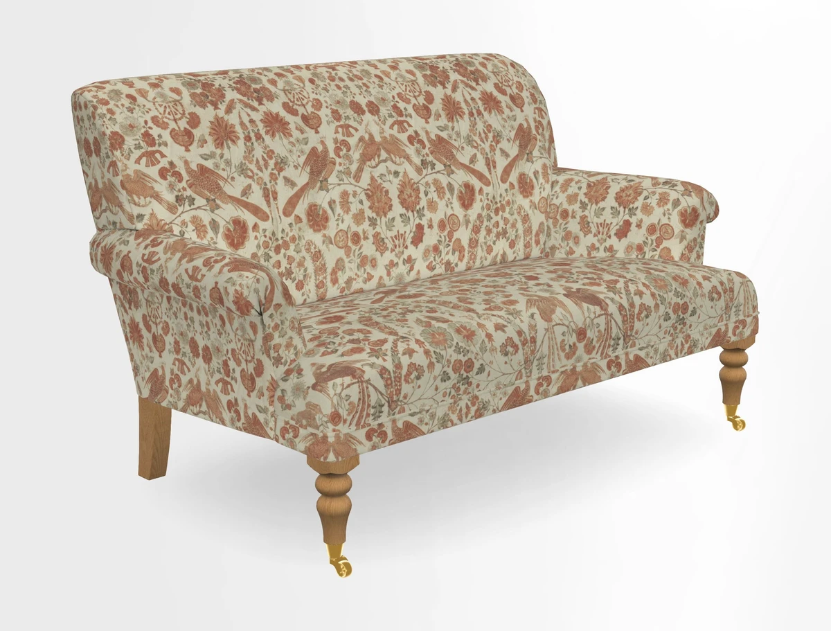 Midhurst 2 Seater Sofa in V&A Collection Botanical Collage All Over