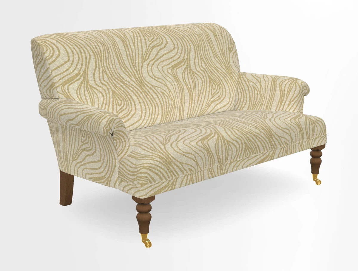 Midhurst 2 Seater Sofa in V&A Collection Botanical Collage All Over