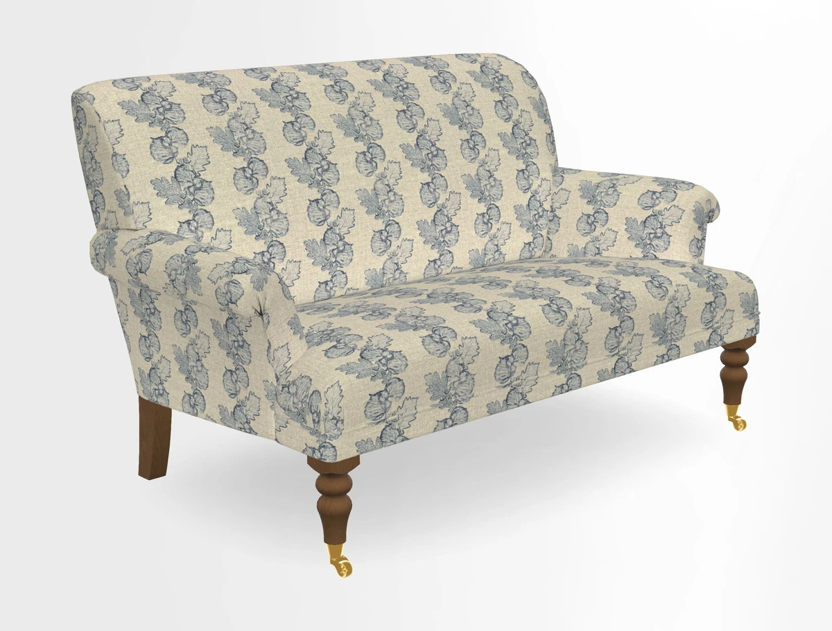 Midhurst 2 Seater Sofa in V&A Collection Botanical Collage All Over