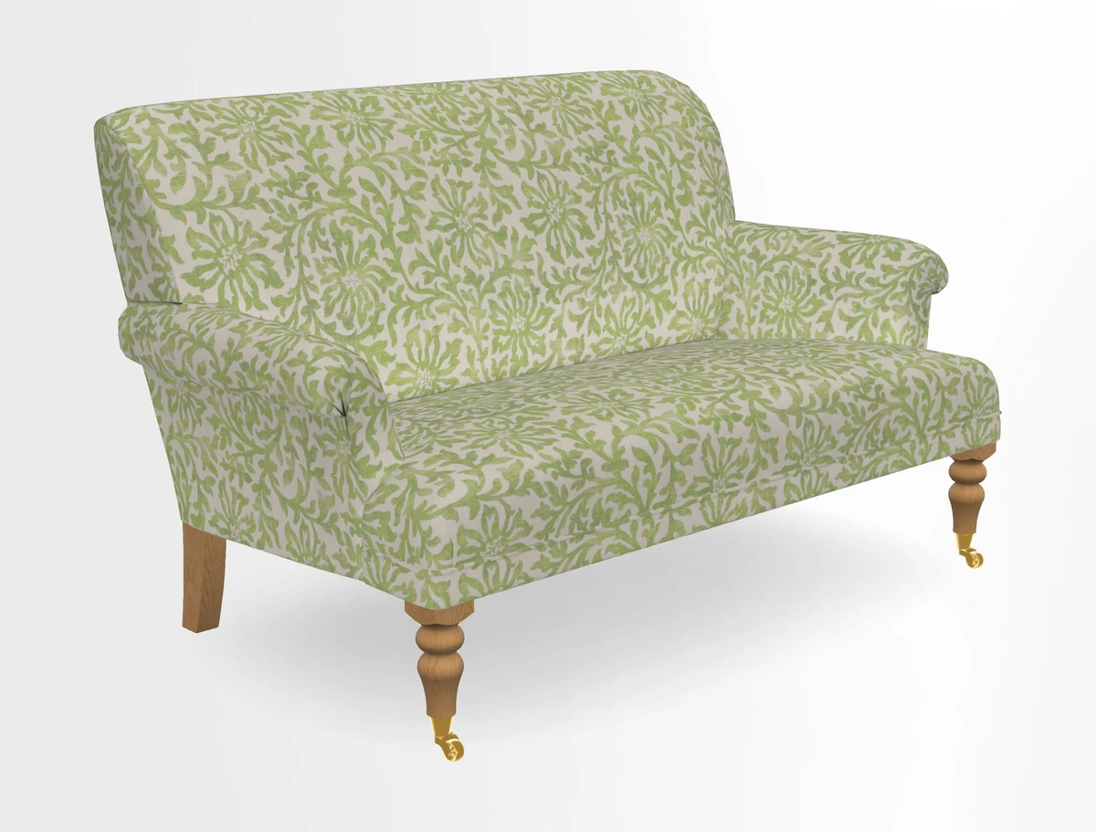 Midhurst 2 Seater Sofa in V&A Collection Botanical Collage All Over