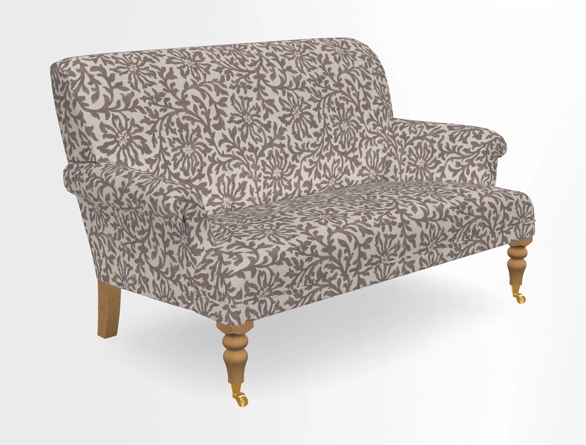 Midhurst 2 Seater Sofa in V&A Collection Botanical Collage All Over