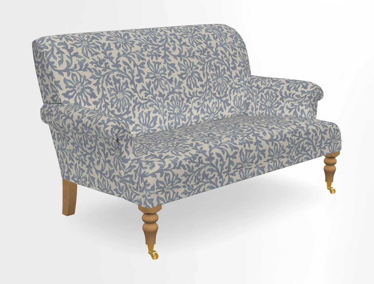 Midhurst 2 Seater Sofa in V&A Collection Botanical Collage All Over