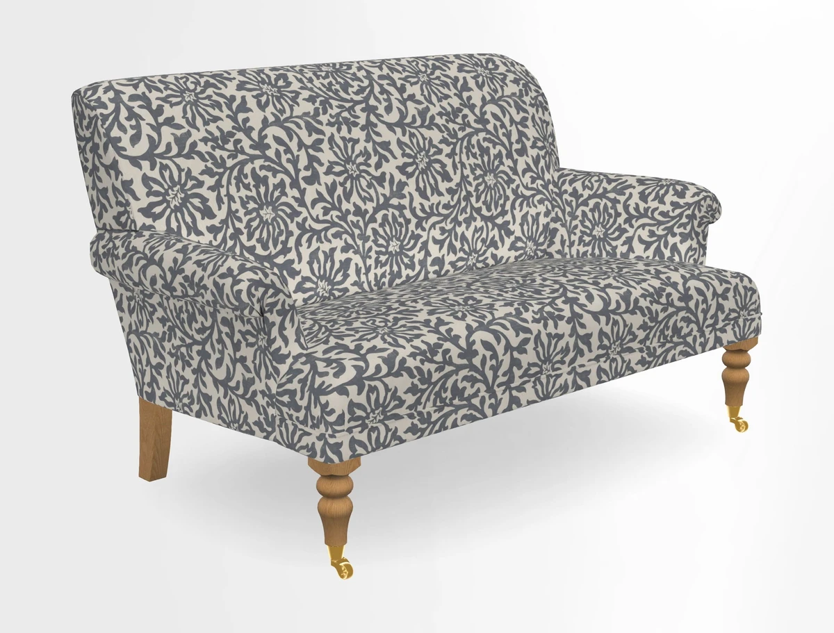 Midhurst 2 Seater Sofa in V&A Collection Botanical Collage All Over