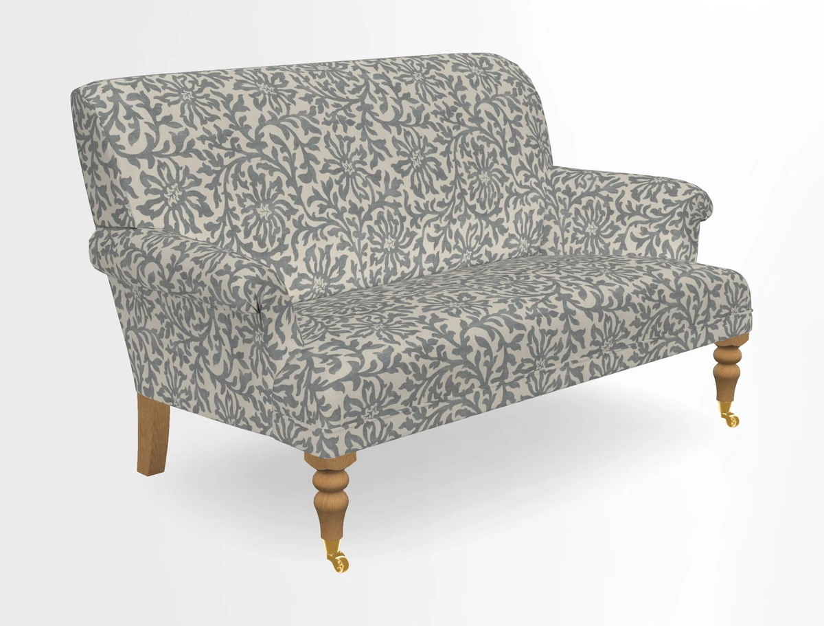 Midhurst 2 Seater Sofa in V&A Collection Botanical Collage All Over