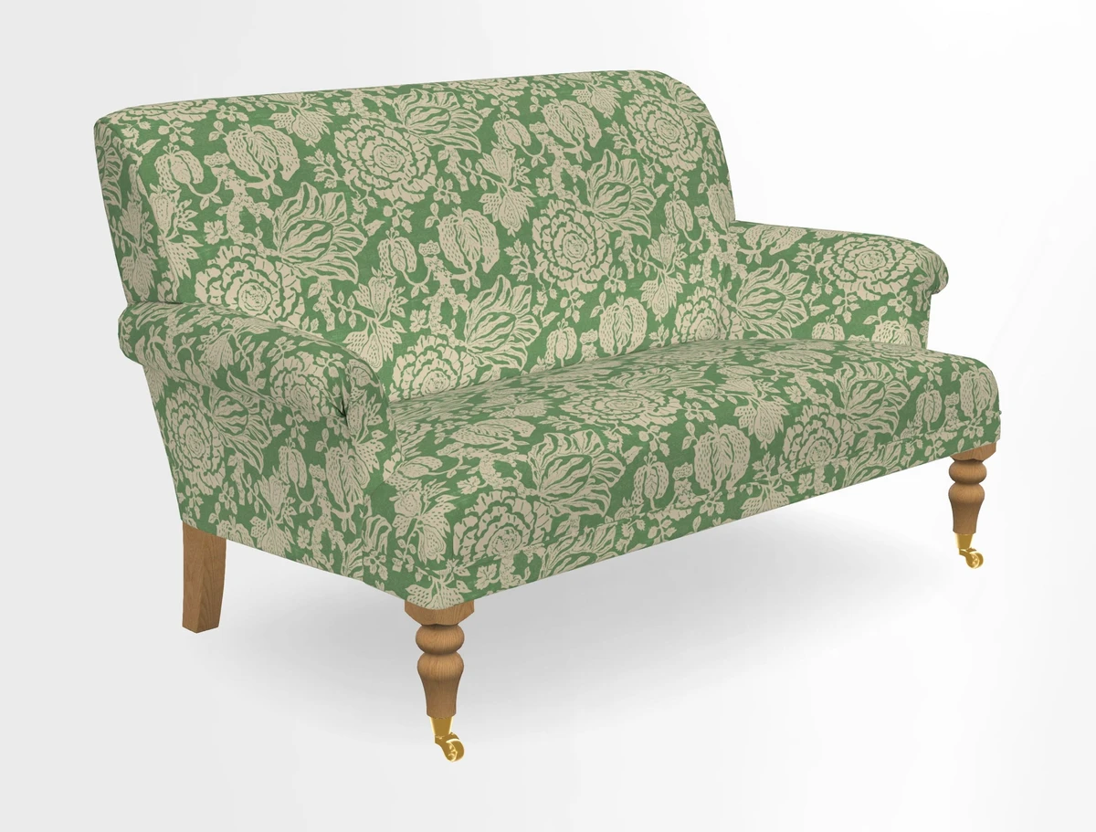 Midhurst 2 Seater Sofa in V&A Collection Botanical Collage All Over