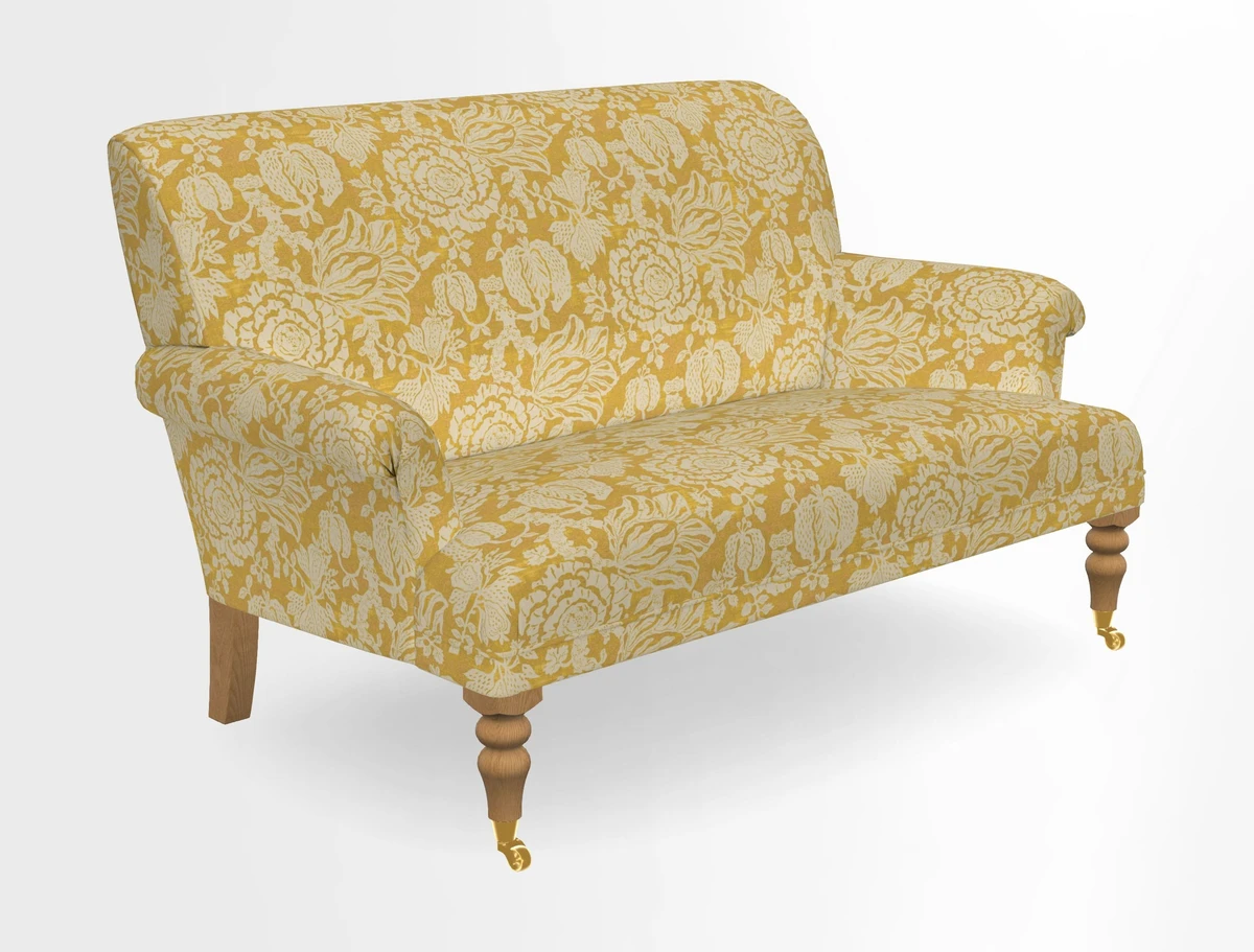 Midhurst 2 Seater Sofa in V&A Collection Botanical Collage All Over