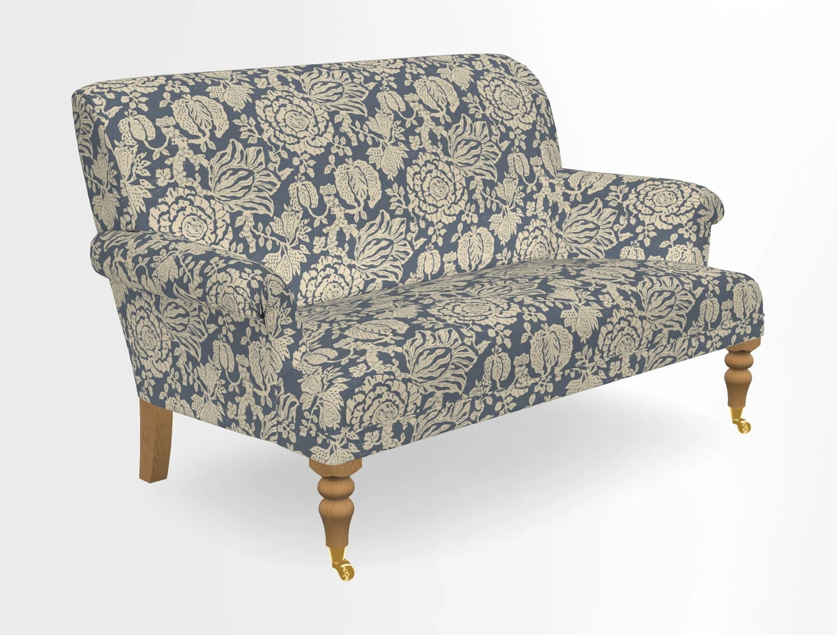Midhurst 2 Seater Sofa in V&A Collection Botanical Collage All Over