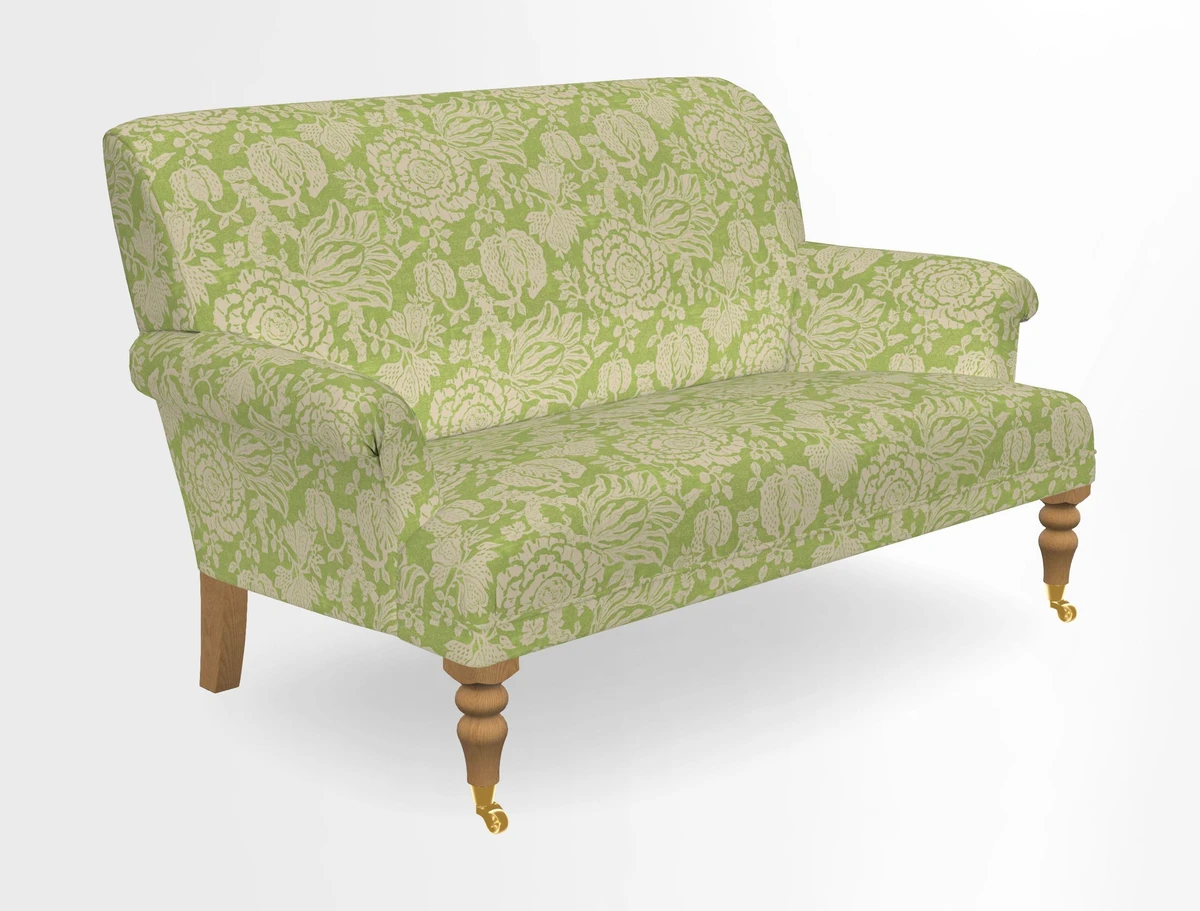 Midhurst 2 Seater Sofa in V&A Collection Botanical Collage All Over