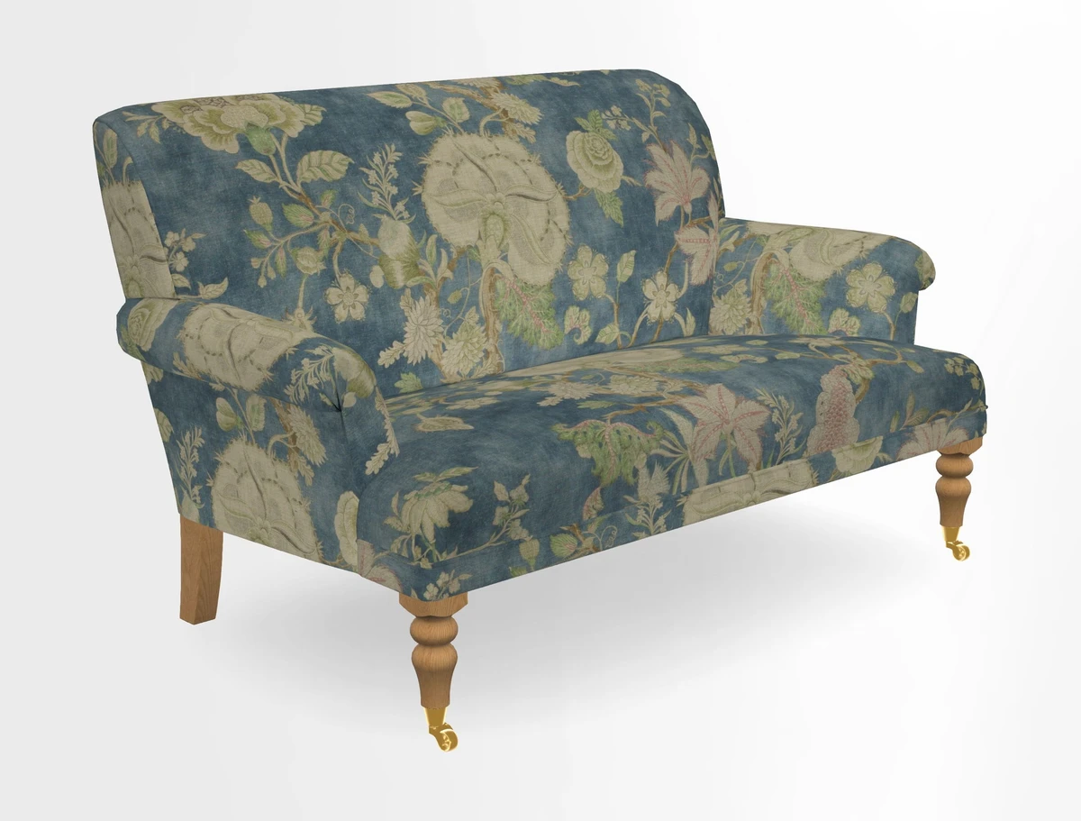 Midhurst 2 Seater Sofa in V&A Collection Botanical Collage All Over