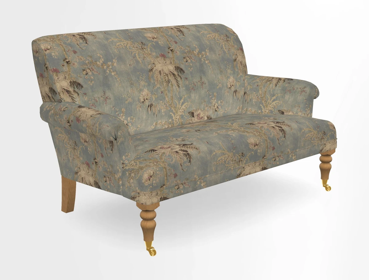Midhurst 2 Seater Sofa in V&A Collection Botanical Collage All Over