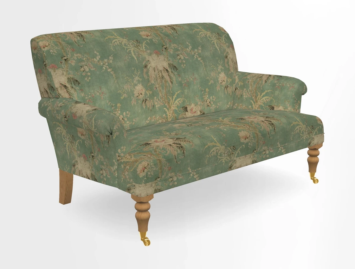 Midhurst 2 Seater Sofa in V&A Collection Botanical Collage All Over